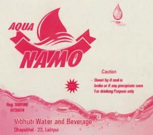 AQUA NAMO (and logo) trademark logo
