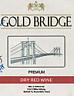 GOLD BRIDGE PREMIUM DRY RED WINE (and logo) trademark logo