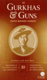 AD GURKHAS & GUNS (and logo) trademark logo