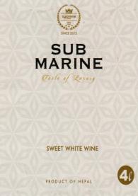 SUB MARINE SWEET WHITE WINE (and logo) trademark logo