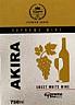 AKIRA SWEET WHITE WINE (and logo) trademark logo