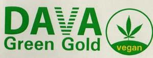DAVA GREEN GOLD (and logo) trademark logo