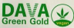 DAVA GREEN GOLD (and logo) trademark logo