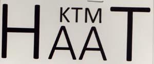 KTM HAAT (and logo) trademark logo