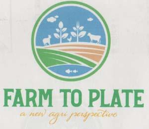 FARM TO PLATE (and logo) trademark logo