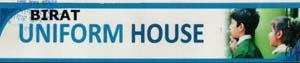 BIRAT UNIFORM HOUSE (and logo) trademark logo
