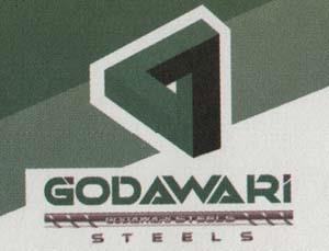 GODAWARI STEELS (and logo) trademark logo