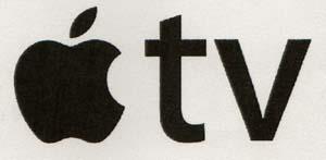 TV WITH APPLE LOGO (and logo) trademark logo