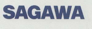 SAGAWA (DEVICE IN COLOUR) (and logo) trademark logo
