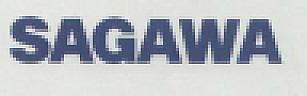 SAGAWA (DEVICE IN COLOUR) (and logo) trademark logo