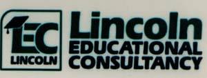 LINCOLN EDUCATION CONSULTANCY (and logo) trademark logo