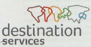 LOGO WITH DESTINATION SERVICES (and logo) trademark logo