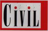 CIVIL (and logo) trademark logo