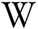 W (and logo) trademark logo