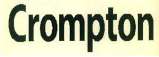 CROMPTON (and logo) trademark logo