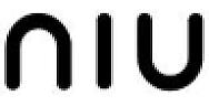 NIU (and logo) trademark logo