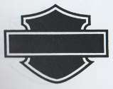 BLANK BAR & SHIELD DESIGN trademark logo