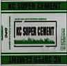 KC SUPER CEMENT (and logo) trademark logo