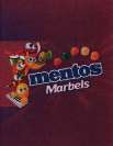 MENTOS MARBELS WITH DEVICE IN COLOR (and logo) trademark logo
