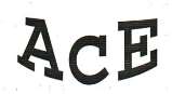 ACE (and logo) trademark logo