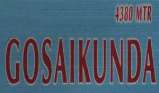 GOSAINKUNDA 4380 (and logo) trademark logo