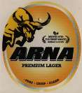 ARNA PREMIUM LAGER (and logo) trademark logo