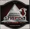 MIGHTY SHERPA HIMALAYAN BEER PREMIUM STRONG (and logo) trademark logo