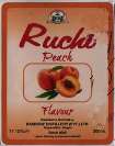 RUCHI PEACH (and logo) trademark logo