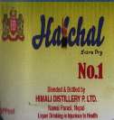 HALCHAL NO. 1 EXTRA DRY (and logo) trademark logo