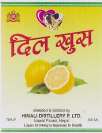 DIL KHUS LEMON FLAVOUR (and logo) trademark logo
