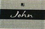 JOHN (and logo) trademark logo