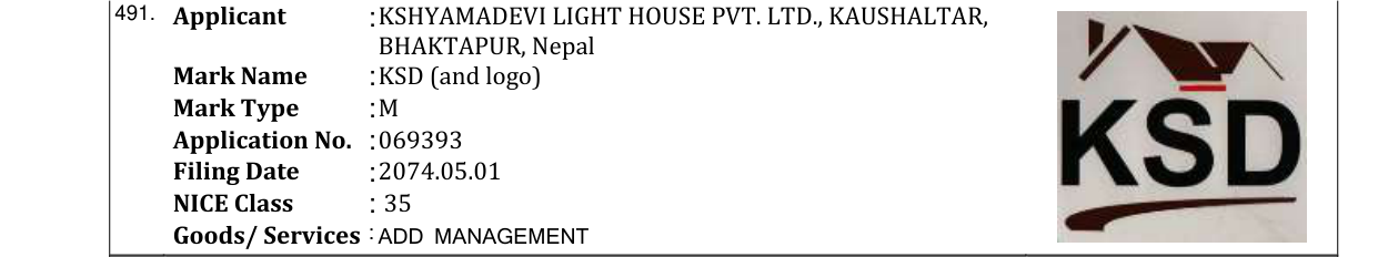 Original bulletin entry for KSD (and logo)