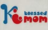 K BLESSED MOM (and logo) trademark logo