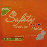 NEW SAFETY ULTRA CHOICE (and logo) trademark logo