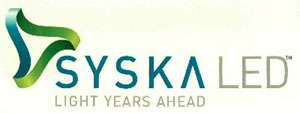 SYSKA LED LIGHT YEARS AHEAD (and logo) trademark logo