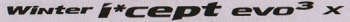 WINTER I*CEPT EVO 3 X (and logo) trademark logo