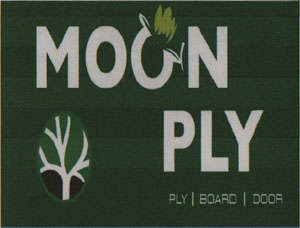MOON PLY (and logo) trademark logo