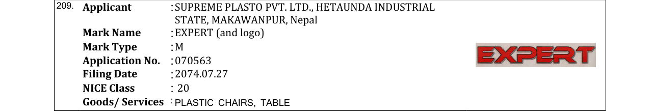 Original bulletin entry for EXPERT (and logo)