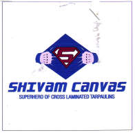 SHIVAM CANVAS (and logo) trademark logo