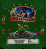 SONPARI (and logo) trademark logo