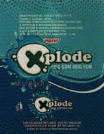 PERFECT XPLODE MINT FLAVOUR (and logo) trademark logo