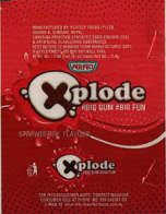 PERFECT XPLODE STRAWBERRY FLAVOUR (and logo) trademark logo