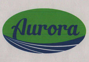 AURORA (and logo) trademark logo