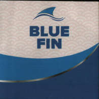 BLUE FIN (and logo) trademark logo
