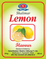 SHALIMAR LEMON FLAVOUR (and logo) trademark logo