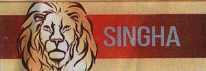 SINGHA (and logo) trademark logo