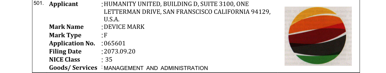 Original bulletin entry for DEVICE MARK