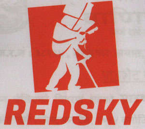 REDSKY (and logo) trademark logo