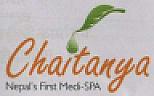 CHAITANYA (and logo) trademark logo