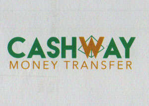 CASHWAY MONEY TRANSFER (and logo) trademark logo